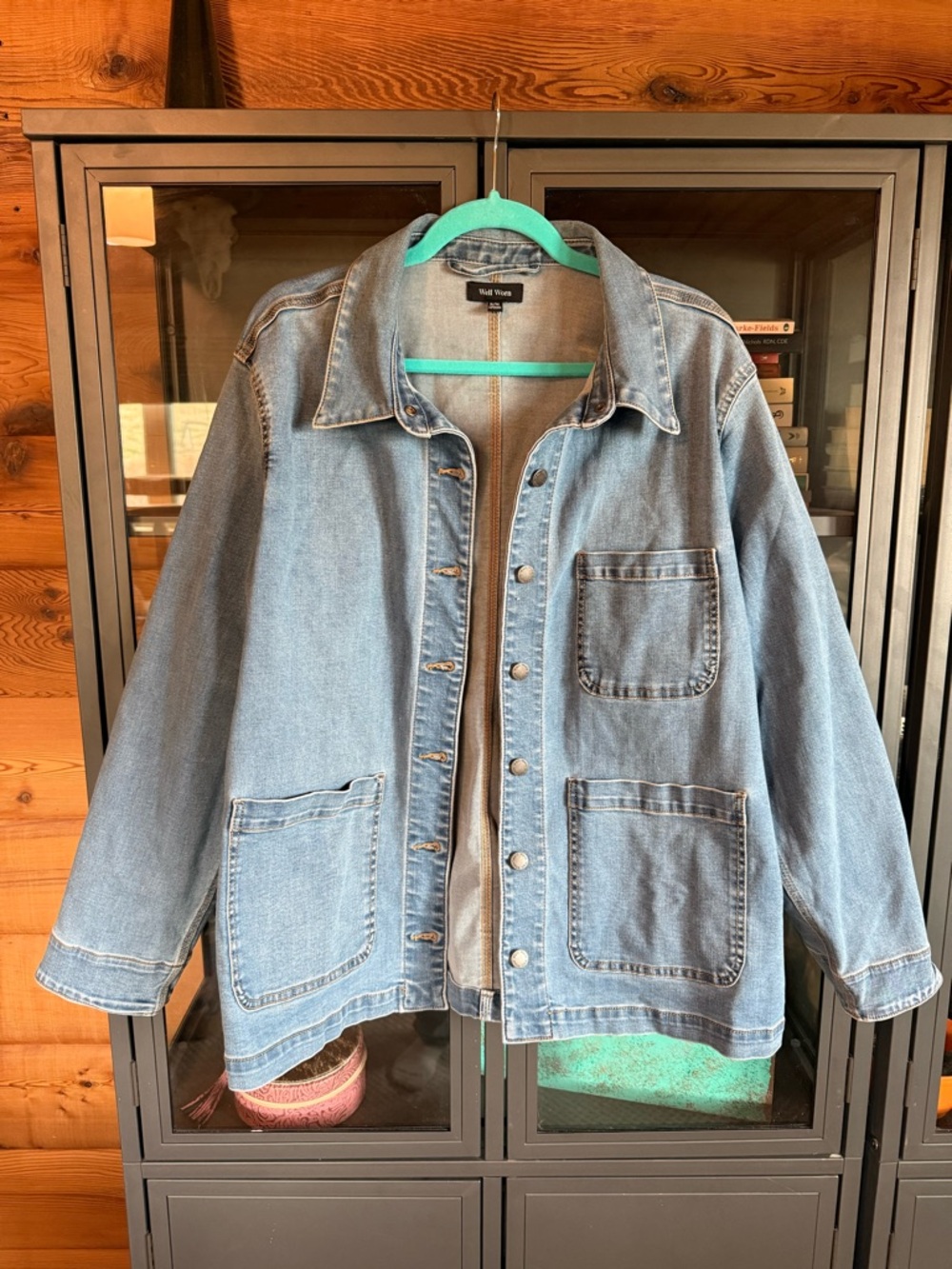 Well Worn Light Blue Denim Jacket